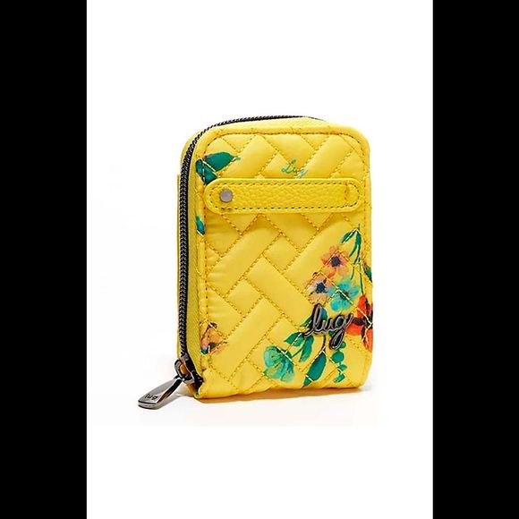 lug Bags Lug Rfid Quilted Wallet With Charm Bar Flurry Bouquet